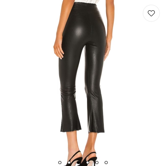 Faux Leather Cropped Flare Pant in Black
Commando - Picture 9 of 9